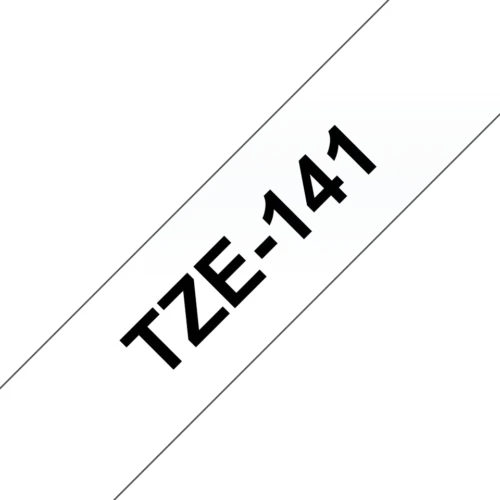 Original Brother TZe141 – sort på klar, 18 mm bred